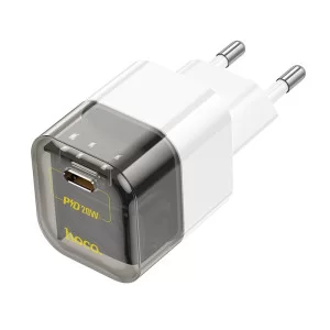 Incarcator de retea Hoco C125A PD20W charger [Transparent-Black]